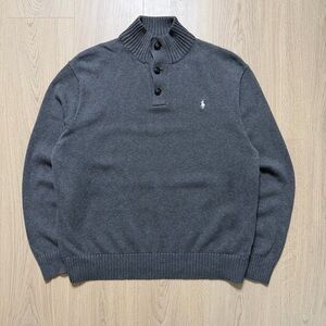 Polo by Ralph Lauren Gray Turtleneck Sweater